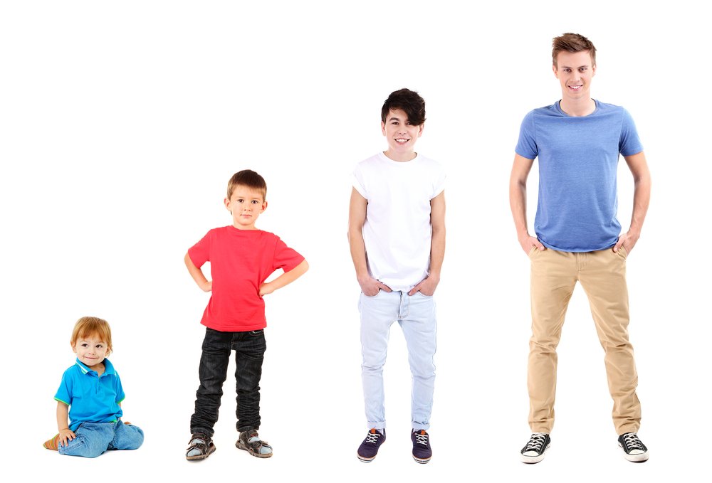 4 boys of different ages, the toddler is most likely to have eczema. As an older teenager, the oldest is likely to have grown out of eczema